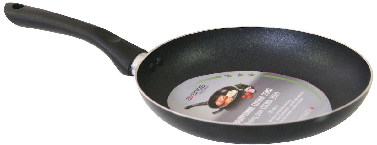 Сковорода Axentia Cucina 2500, с антипригарным покрытием. Диаметр 20 см54 009312 Сковорода Axentia Cucina 2500, с антипригарным покрытием. Диаметр 20 см54 009312Сковорода Axentia Cucina 2500 изготовлено из толстого алюминия c высококачественным антипригарным покрытием ILAG - известный швейцарский производитель первоклассных антипригарных покрытий, который использует в своем производстве высококачественные и экологически чистые материалы. Высокие технологии позволили сделать покрытие чрезвычайно устойчивым к нагреву и различного рода повреждениям. Оно не требует использования большого количества жиров в процессе приготовления блюд, является совершенно безопасным для здоровья человека и не нуждается в особом уходе.Все покрытия, предлагаемые ILAG, проходят необходимые лабораторные тесты и характеризуются высочайшим качеством, которое достигается за счет современных технологий.Ручка из термопластика обеспечивает надежный и удобный хват.Подходит для всех типов плит, кроме галогеновых. Можно мыть в посудомоечной машине.Диаметр сковороды: 20 см.