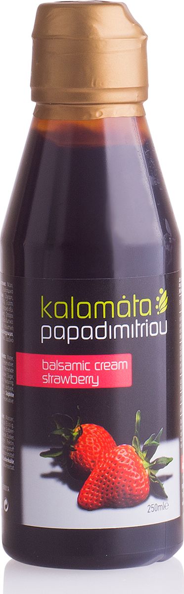 Papadimitriou бальзамический соус с клубникой, 250 мл4604248012618 Papadimitriou бальзамический соус с клубникой, 250 мл4604248012618Неожиданное сочетание вкуса клубники и бальзамического соуса станет пикантным дополнением к вашему блюду.