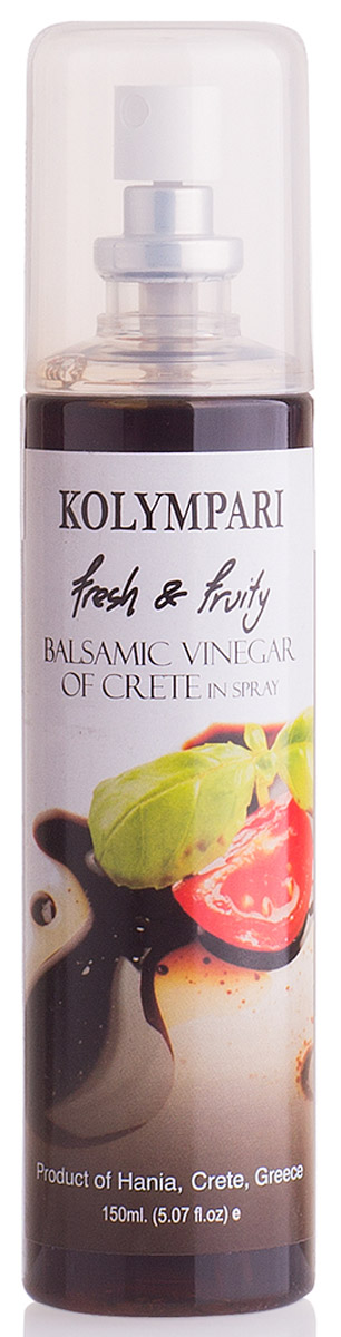 Kolympari уксус бальзамический спрей, 150 мл0120710 Kolympari уксус бальзамический спрей, 150 мл0120710Бальзамический уксус (также называемый бальзамик) наиболее изысканный, богатый вкусовыми качествами и традиционно дорого ценящийся среди пищевых уксусов. Он идеально подходит для маринадов, десертов, закусок и других блюд. Бальзамический уксус обладает уникальными антибактериальными свойствами. В лечебных целях бальзамик следует принимать в минимальных дозах; говорить о его системном воздействии на человеческий организм нецелесообразно.