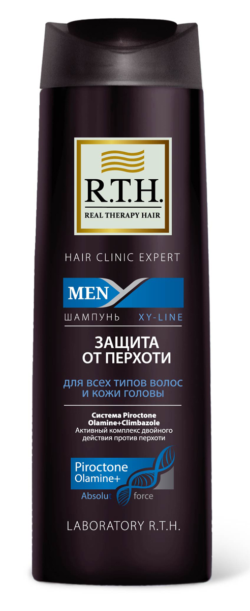 Шампунь R.T.H. Men Защита от перхоти4604903000189 Шампунь R.T.H. Men Защита от перхоти4604903000189Предназначен для чувствительной кожи головы и волос, подверженных появлению перхоти. Содержит Гликолевую кислоту, которая оказывает эффект деликатного пилинга, благодаря очищению волос и кожи головы от омертвевших чешуек кожи. Шампунь от перхоти содержит двойной комплекс активных компонентов, таких как синергетически подобранная смесь из противоперхотных препаратов: Пироктоноламина и Климбазола. Шампунь не только устраняет перхоть, но и предотвращает ее появление.