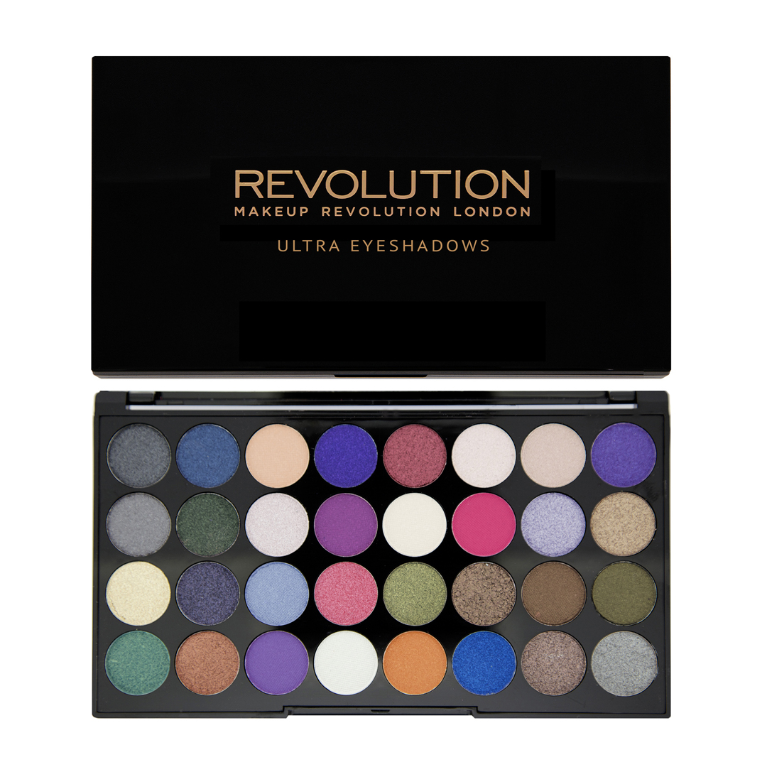 Makeup Revolution Набор из 32 оттенков теней 32 Eyeshadow Palette, Eyes Like Angels, 16 гр28032022 Makeup Revolution Набор из 32 оттенков теней 32 Eyeshadow Palette, Eyes Like Angels, 16 гр28032022Открой и сойди с ума, попробуй и навсегда влюбись! Эта уникальная палетка станет твоей личной революцией! 32 must have оттенка теней с различными видами финиша - ты не сможешь удержаться от соблазна сделать что-то по-настоящему неповторимое.