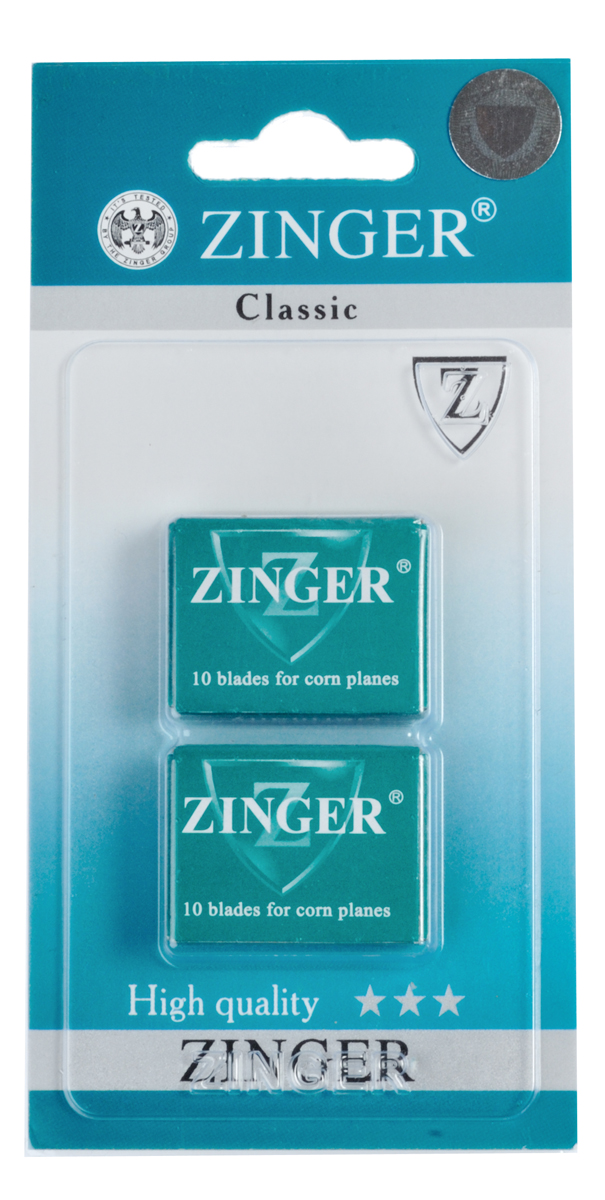 Zinger Лезвия для экстрактора zo-BLADES-10-S\GC, 2х10 штук28032022 Zinger Лезвия для экстрактора zo-BLADES-10-S\GC, 2х10 штук28032022Комплект лезвий для педикюрного станка, 2 упаковки по 10 штук