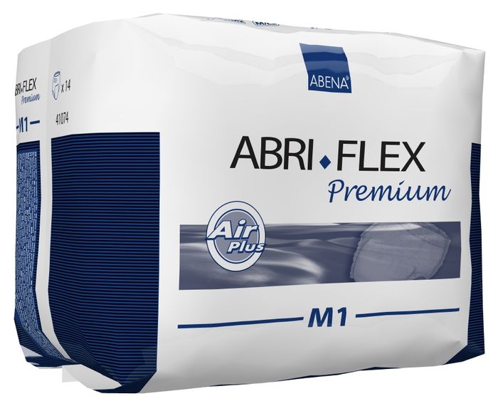 Abena Подгузники для взрослых Abri-Flex М1 дневные 14 шт 4108341083 Abena Подгузники для взрослых Abri-Flex М1 дневные 14 шт 4108341083Подгузники-трусики Abri-Flex M1 - продукты серии Abri-Flex могут использоваться в качестве нижнего белья, обеспечивая свободу движения. Abri-Flex удерживается на бедрах за счет увеличенного количества эластичных нитей по сравнению с другими аналогичными продуктами.Подгузники-шортики Abri-Flex Special обладает уникальной эластичностью, которая обеспечивает точную посадку в области ног и паха, и является идеальным решением для физически активных людей, а также для тех, кому не подходят традиционные трусики pull-up.Преимущества подгузников для взрослых Abri- Flex:- мягкий пояс надежно и деликатно удерживает подгузник на месте,- превращают жидкость в гель, запирая запах изнутри,- имеют цветной сегментированный индикатор намокания,- гарантируют сухость за счет инновационной технологии быстрого впитывания слоя 3D DualCore,- сделаны из гипоаллергенных экологически чистых материалов,- впитываемость: более 1400 млAbena постоянно инвестирует в новые технологии. В 2014 году мы установили оборудование, которое позволяет нам производить подгузник Abri-Flex нового поколения с запатентованной воздухопроницаемостью. Теперь дышащей является вся поверхность подгузника, а не только его рабочая зона.Новый Abri-Flex имеет слой 3D DualCore, который обеспечивает максимальную степень влагопоглощения именно там, где это необходимо. Также подгузник оснащен новой улучшенной системой TopDry, которая обеспечивает сухость, и благодаря которой подгузник идеально прилегает к телу.На данный момент Abena - единственный производитель, который использует данную уникальную технологию.