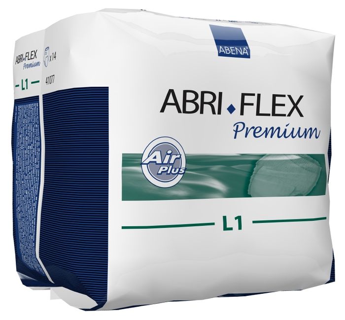 Abena Подгузники для взрослых Abri-Flex L1 дневные 14 шт 410865010777139655 Abena Подгузники для взрослых Abri-Flex L1 дневные 14 шт 410865010777139655Подгузники-трусики Abri-FlexL1 - продукты серии Abri-Flex могут использоваться в качестве нижнего белья, обеспечивая свободу движения. Abri-Flex удерживается на бедрах за счет увеличенного количества эластичных нитей по сравнению с другими аналогичными продуктами. Подгузники-трусики Abri-Flex Zero подходят для легкой степени недержания, имеют высокий профиль и полностью белый наружный слой. Подгузники-шортики Abri-Flex Special обладает уникальной эластичностью, которая обеспечивает точную посадку в области ног и паха, и является идеальным решением для физически активных людей, а также для тех, кому не подходят традиционные трусики pull-up.Преимущества подгузников для взрослых Abri- Flex:- мягкий пояс надежно и деликатно удерживает подгузник на месте,- превращают жидкость в гель, запирая запах изнутри,- имеют цветной сегментированный индикатор намокания,- гарантируют сухость за счет инновационной технологии быстрого впитывания слоя 3D DualCore,- сделаны из гипоаллергенных экологически чистых материалов,- впитываемость: более 1600 млAbena постоянно инвестирует в новые технологии. В 2014 году мы установили оборудование, которое позволяет нам производить подгузник Abri-Flex нового поколения с запатентованной воздухопроницаемостью. Теперь дышащей является вся поверхность подгузника, а не только его рабочая зона.Новый Abri-Flex имеет слой 3D DualCore, который обеспечивает максимальную степень влагопоглощения именно там, где это необходимо. Также подгузник оснащен новой улучшенной системой TopDry, которая обеспечивает сухость, и благодаря которой подгузник идеально прилегает к телу.На данный момент Abena - единственный производитель, который использует данную уникальную технологию.