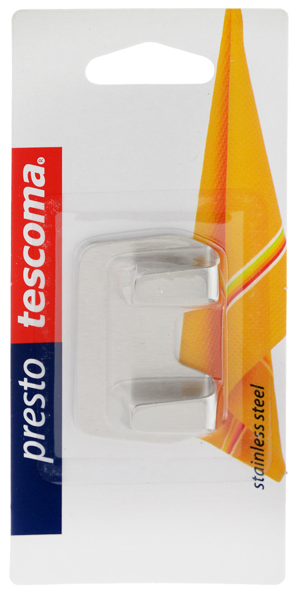 Крючок Tescoma Presto. 420845531-105 Крючок Tescoma Presto. 420845531-105Крючки Tescoma Presto выполнены из нержавеющей стали и предназначены для размещения на стене. Изделие отлично подойдет для подвешивания кухонных принадлежностей: полотенец, рукавиц, прихваток и других мелких предметов.Самоклеящиеся крючки легко прикреплять и удобно использовать, после снятия не оставляют следов на поверхности.Размер изделия: 5,5 х 3,5 х 1,3 см.