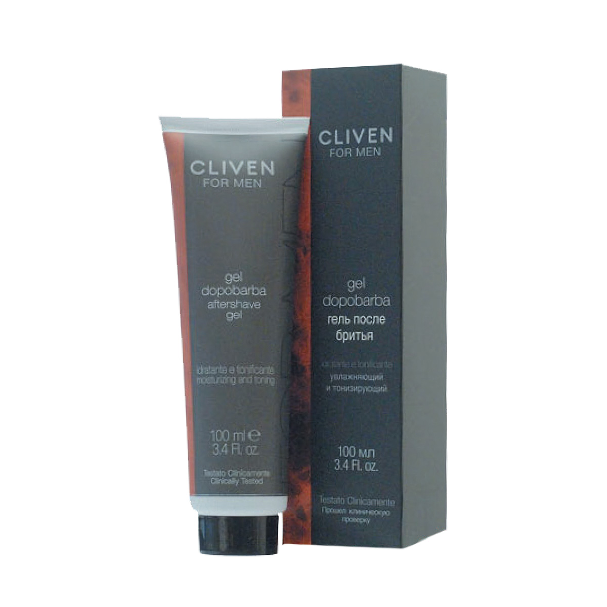 Cliven Гель после бритья увлажняющий и тонизирующий 100мл5010777139655 Cliven Гель после бритья увлажняющий и тонизирующий 100мл5010777139655Нежирный и легко впитывается. Экстракт алоэ вера, растительный глицерин и провитамин В5 увлажняют и тонизируют кожу, делают ее мягкой и гладкой, бизаболол снимает покраснения и раздражения, аллантоин восставнавливает эпителий.