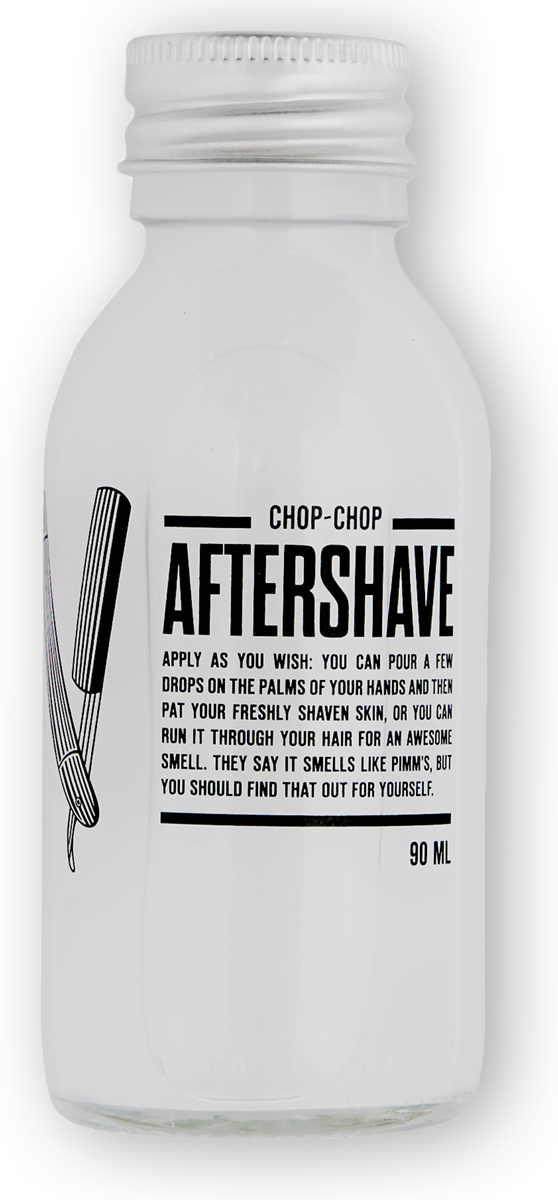 Chop-Chop Бальзам после бритья, 90 мл5010777139655 Chop-Chop Бальзам после бритья, 90 мл5010777139655Бальзам после бритья, который смягчает, увлажняет и самым деликатнейшим образом относится к коже. Древесно-пряный аромат с нотками мускатного ореха.Активные ингредиенты:Содержит аллантоин - 1%. Не содержит парабены и формальдегиды. Oil free.Дорогой французский молекулярный аромат на основе древесно-ореховых нот.
