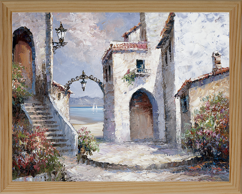 Картина Postermarket Греческий город, 24 х 30 смAG 30-19 Картина Postermarket Греческий город, 24 х 30 смAG 30-19Картина Postermarket Греческий город прекрасно подойдет для декора интерьера различных помещений. Постер, выполненный в технике фотопечать, оформлен багетом бежевого цвета. Картина для интерьера (постер) - это современное и актуальное направление в дизайне помещений. Ее можно использовать для оформления любых помещений (дом, квартира, офис, бар, кафе, ресторан или гостиница). работоспособность. Правильное оформление интерьера создает благоприятный психологический климат, улучшает настроение и мотивирует.Размер картины: 240 x 300 мм.