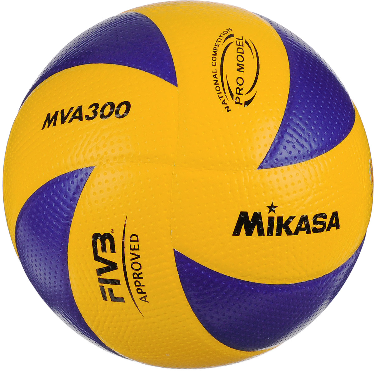 Мяч волейбольный Mikasa MVA 300. Размер 5120330_yellow/black Мяч волейбольный Mikasa MVA 300. Размер 5120330_yellow/blackМяч Mikasa MVA 300 предназначен для интенсивных тренировок и соревнований в зале. Изделие состоит из 8 панелей, выполненных из синтетической кожи на основе микрофибры с углублениями. Камера изготовлена из бутила.УВАЖЕМЫЕ КЛИЕНТЫ!Обращаем ваше внимание на тот факт, что мяч поставляется в сдутом виде. Насос в комплект не входит.