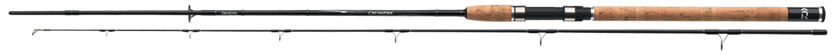 Спиннинг штекерный Daiwa Crossfire CF902XHFS-AD 2,70м (50-180г)3425-410 Спиннинг штекерный Daiwa Crossfire CF902XHFS-AD 2,70м (50-180г)3425-410Серия Crossfire убедительна во всех своих характеристиках. Широкая линейка продукции с различными тестами и длиной дает возможность выбрать спиннинг для любых техник ловли. Crossfire идеально сбалансирован и, благодаря своему жесткому строю (начиная от теста 40г), прекрасно подходит для ловли на мягкие приманки. Спиннинги с тестом менее 40г не такие жесткие, поэтому хорошо подходят для ловли на блесны и т.д. Бланки премиум качества из плетеного графитового волокна демонстрируют великолепное соотношение цены и качества. Проверьте сами! Оснащены кольцами из оксида титана, пробковой рукояткой, чувствительным бланком из графитового волокна. Поставляется в транспортировочном тубусе.