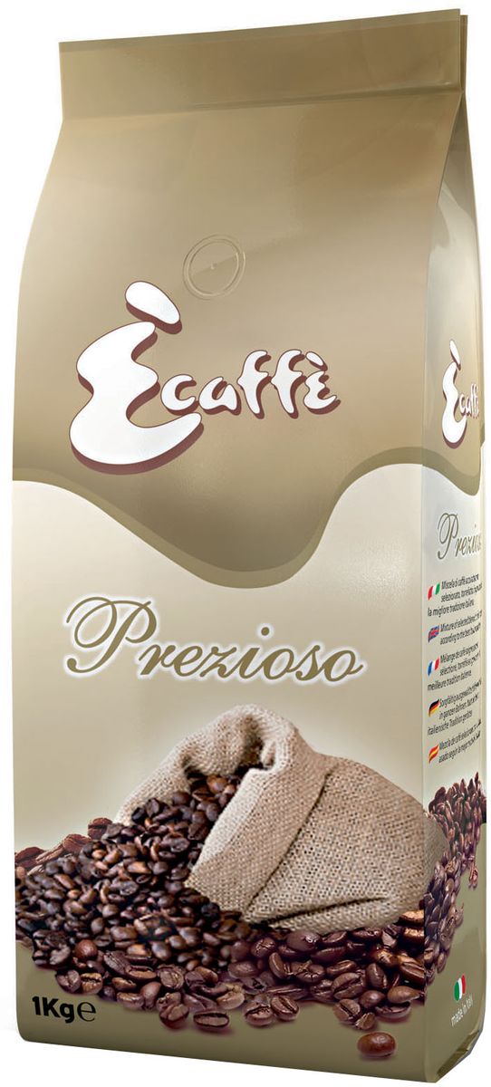 Caffitaly Ecaffe Prezioso кофе в зернах, 1 кг (с клапаном дегазации)82228 Caffitaly Ecaffe Prezioso кофе в зернах, 1 кг (с клапаном дегазации)82228Эспрессо из 100% Арабики, выращенной в Центральной и Южной Америке. Обладает приятным и сбалансированным богатым ароматом и насыщенным вкусом. Благодаря низкому содержанию кофеина кофе можно наслаждаться каждый день. Кофе упакован в пакеты с клапаном дегазации, что обеспечивает сохранность вкусовых и ароматических свойств зерен в течение всего срока годности. Состав: 100% Арабика. Крепость: 10/10. Количество: 1 кг. Срок годности: 18 мес. Регион: Бразилия, Эфиопия, Гватемала, Колумбия. Страна производства: Италия