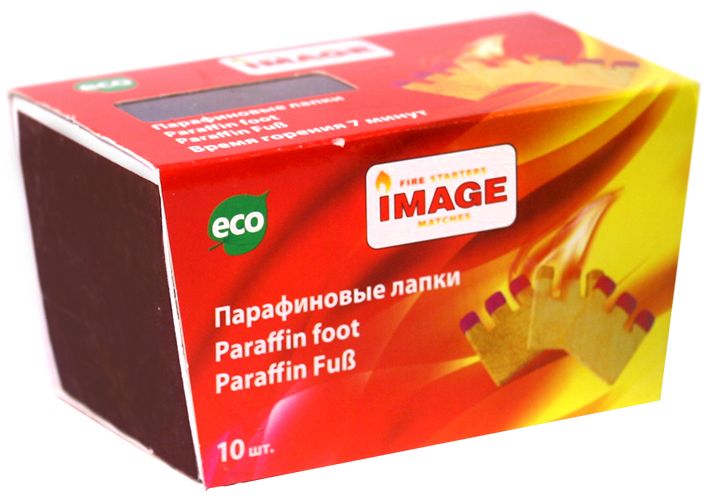 Парафиновые лапки Image391602 Парафиновые лапки Image391602Используются для розжига камина, угля, костров, топок, печи, мангалов и грилей. Деревянные лапки пропитаны специальным составом. Чиркнув лапкой по терке на торце коробки нужно поднести ее к заранее подготовленной растопке. Время горения: 7 мин.