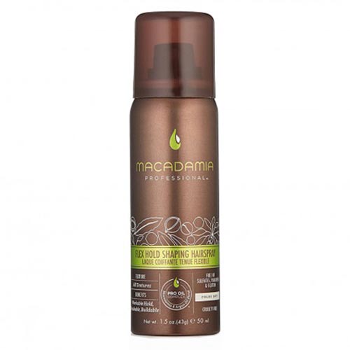 Macadamia Professional Спрей Подвижная фиксация, 43 гр099-61635930 Macadamia Professional Спрей Подвижная фиксация, 43 гр099-61635930Невесомый финиш-спрей Macadamia Professional с маслами арганы и макадамии обеспечивает среднюю степень фиксации, создает текстуру и объем. Дает подвижную фиксацию, великолепный блеск и защиту от УФ-лучей. Идеален для волос любой длины и формы. Оставляет волосы легко расчесываемыми и структурированными одновременно.