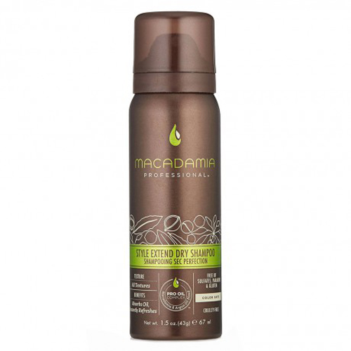 Macadamia Professional Сухой шампунь Продли свой Стиль, 43 грFS-00897 Macadamia Professional Сухой шампунь Продли свой Стиль, 43 грFS-00897Легкий сухой шампунь Macadamia Professional с экстрактами алое вера, цветов пассифлоры и рисовым крахмалом продлевает срок укладки и созданного образа. Абсорбирует загрязнения и себум, мгновенно освежает волосы. Ваши волосы снова чистые, подвижные и объемные!