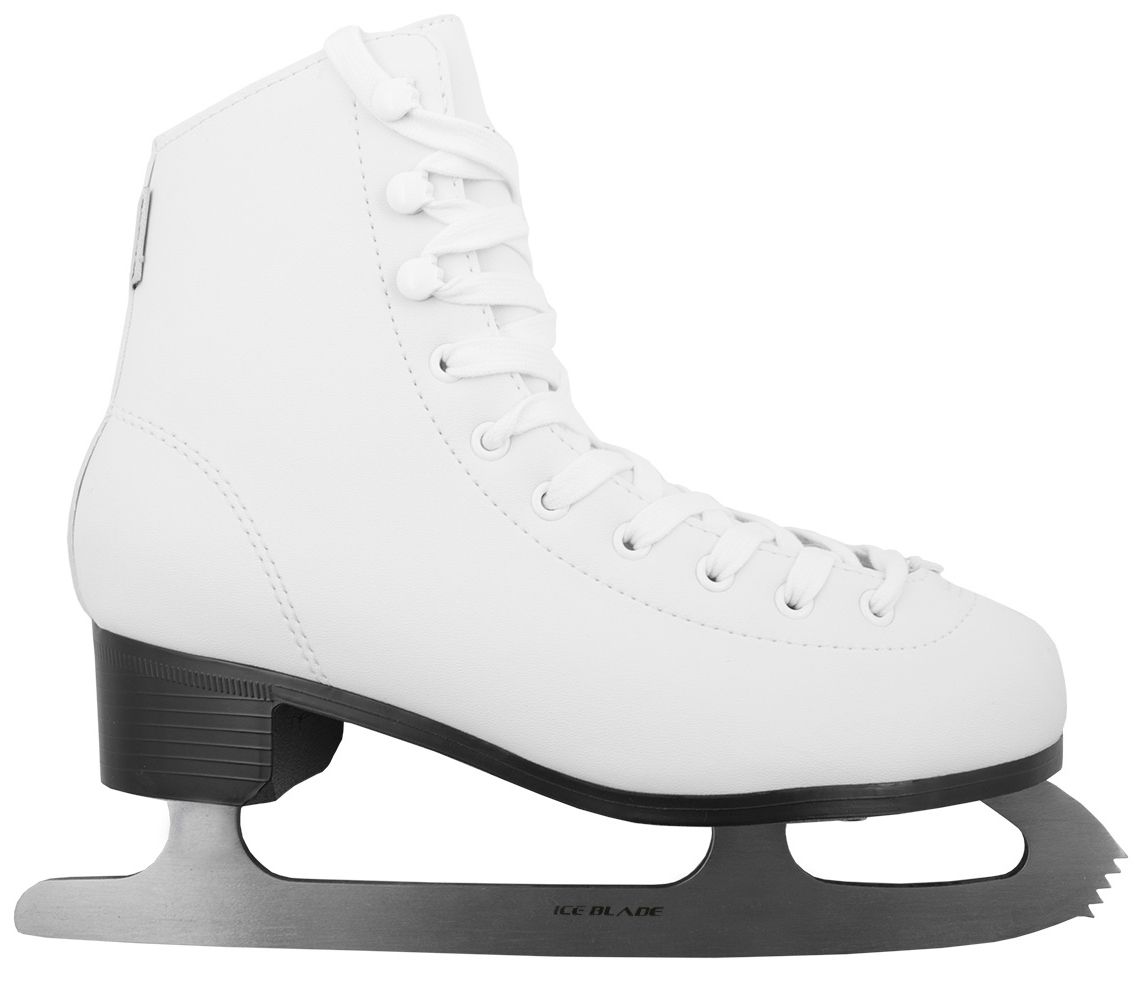 Коньки фигурные Ice Blade Todes, цвет: белый. УТ-00004985. Размер 37PW-221 Коньки фигурные Ice Blade Todes, цвет: белый. УТ-00004985. Размер 37PW-221Коньки классической формы Ice Blade Todes предназначены для любительского фигурного катания. Ботинок анатомической конструкции выполнен из высококачественной искусственной кожи, покрытой полиуретаном. Внутренняя набивка из специального материала, комфортно адаптирующегося к форме ноги. Внутренняя отделка из мягкого материала. Лезвие выполнено из высокоуглеродистой стали с покрытием из никеля, что гарантирует прочность и долговечность. Удобная система фиксации ноги и улучшенная колодка сделают катание невероятно комфортным и безопасным. Предназначены для использования на открытом и закрытом льду.