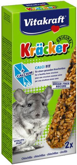 Крекеры для шиншилл Vitakraft Kracker, с кальцием, 2 шт0120710 Крекеры для шиншилл Vitakraft Kracker, с кальцием, 2 шт0120710Крекеры для шиншилл Vitakraft Kracker из семян летних и зимних культур. Сделан в оптимальных пропорциях, чтобы удовлетворить потребности шиншилл в течение недели. Состав: злаки, семена, минеральные вещества, мед.Товар сертифицирован.