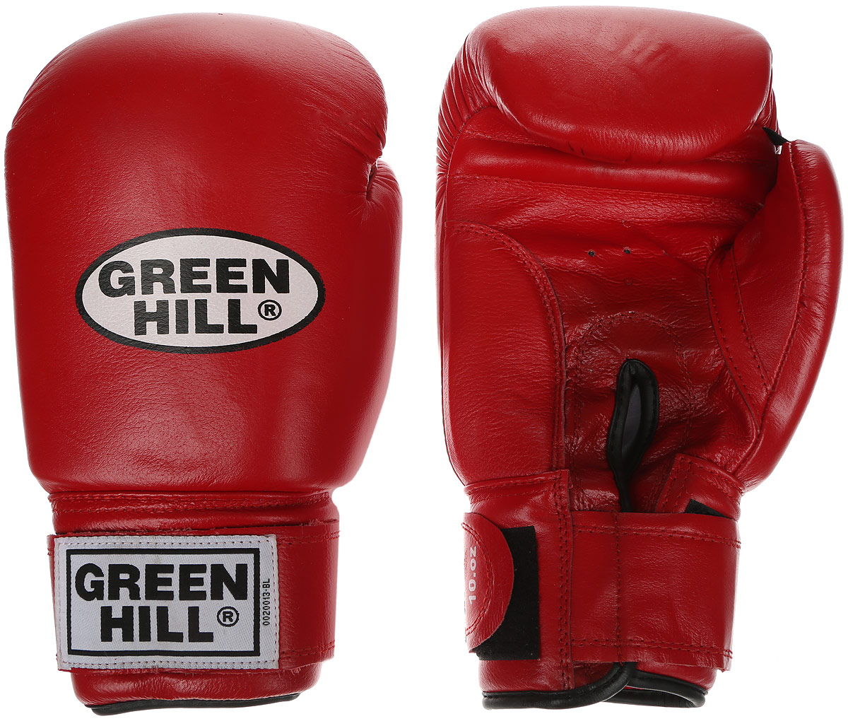 Перчатки боксерские Green Hill Super Star, цвет: красный, белый. Вес 14 унций. BGS-1213сG-2036312 Перчатки боксерские Green Hill Super Star, цвет: красный, белый. Вес 14 унций. BGS-1213сG-2036312Боксерские перчатки Green Hill Super Star предназначены для использования профессионалами. Подойдут для спаррингов и соревнований. Верх выполнен из натуральной кожи, наполнитель - из вспененного полимера. Отверстие в области ладони позволяет создать максимально комфортный терморежим во время занятий. Манжет на липучке способствует быстрому и удобному надеванию перчаток, плотно фиксирует перчатки на руке.