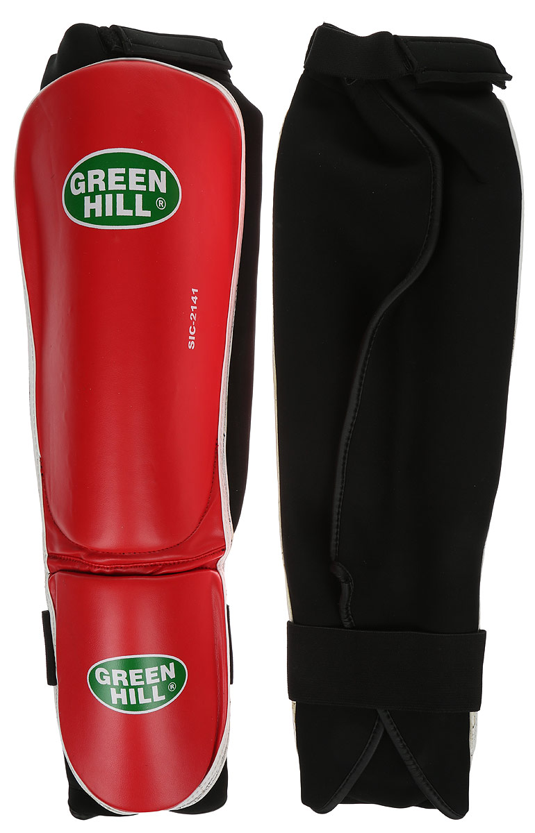 Защита голени и стопы Green Hill Cover, цвет: красный, белый. Размер S. SIС-2141AIRWHEEL Q3-340WH-BLACK Защита голени и стопы Green Hill Cover, цвет: красный, белый. Размер S. SIС-2141AIRWHEEL Q3-340WH-BLACKЗащита голени и стопы Green Hill Cover с наполнителем, выполненным из полипропилена, необходима при занятиях спортом для защиты пальцев и суставов от вывихов, ушибов и прочих повреждений. Накладки выполнены из высококачественной искусственной кожи. Они прочно фиксируются за счет эластичной ленты и липучек.Длина голени: 27 см.Ширина голени: 15 см.Длина стопы: 14 см.Ширина стопы: 11,5 см.