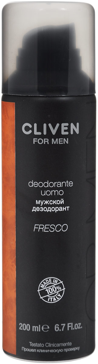 Cliven Мужской дезодорант-спрей Fresco 200млFS-00897 Cliven Мужской дезодорант-спрей Fresco 200млFS-00897Дезодорант-спрей Cliven For Men освежит и придаст приятный аромат.