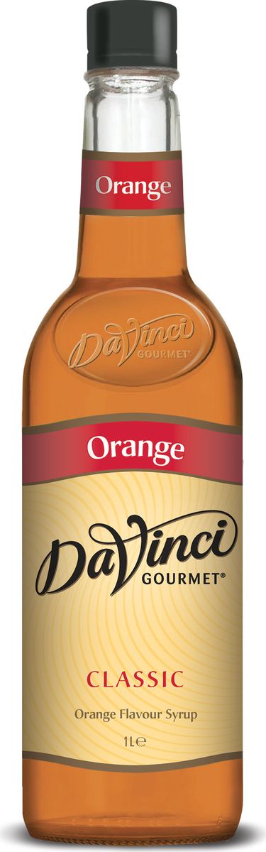 DaVinci Апельсин сироп, 1 л0120710 DaVinci Апельсин сироп, 1 л0120710Сироп Da Vinci Апельсин - британский продукт, который подсластит ваш чудесный кофе и подарит великолепный аромат апельсина. Лакомство изготовлено из высококачественного сырья, а его производство происходит на самом современном оборудовании. Сироп Да Винчи Апельсин поражает своим ярким насыщенным апельсиновым ароматом и вкусом с оттенками цитрусовых. В состав топпинга входят экологически чистый сахарный тростник и специально подготовленная вода. Сироп Da Vinci Апельсиновый предназначен для добавления в кофе или другие горячие напитки. Лакомство разливается в оригинальные пластиковые бутылки, которые удобно хранить на кухне. Сироп Да Винчи Апельсиновый - изысканное лакомство для всей семьи.