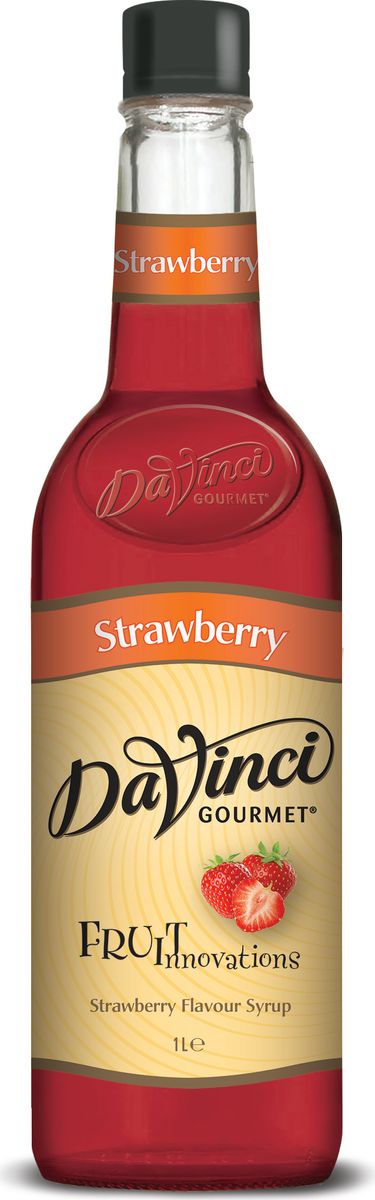 DaVinci Клубника сироп, 1 л0120710 DaVinci Клубника сироп, 1 л0120710Сироп Da Vinci Клубника - это простой и действенный способ придания вашему любимому напитку на основе кофе новых вкусовых оттенков. Данный продукт производится в Великобритании из натуральных ингредиентов по классической рецептуре. Сироп Да Винчи Клубника включает тростниковый сахар, который делает его вкус изысканным. Чтобы сделать обычную утреннюю чашечку кофе поистине незабываемой, вам достаточно всего одной столовой ложечки этого лакомства. Кроме того, сироп Da Vinci Клубника купить стоит людям, которые предпочитают кофе с молоком. В состав этой сладости входит небольшое количество лимонной кислоты, благодаря чему молоко не свернется даже в очень горячем напитке. Сироп Da Vinci Клубника - один из самых простых способов разнообразить свое меню. Даже не обладая навыками профессионального бармена, вы без труда сможете создать замечательные кофейные напитки с добавлением этого продукта.