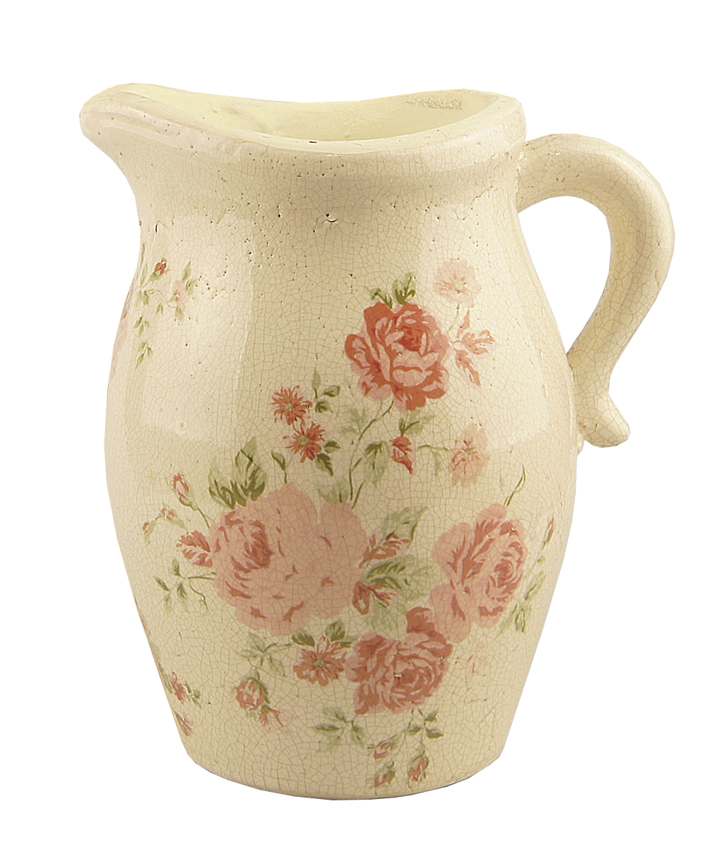 Ваза-кувшин Этажерка Rose, с ручкой, высота 21 см54 009312 Ваза-кувшин Этажерка Rose, с ручкой, высота 21 см54 009312Ваза-кувшин Этажерка Rose выполнена из высококачественной керамики и имеет изысканный внешний вид. Изделие оснащено удобной ручкой. Ваза-кувшин Этажерка Athens станет идеальным украшением интерьера и прекрасным подарком к любому случаю. Высота вазы: 21 см.