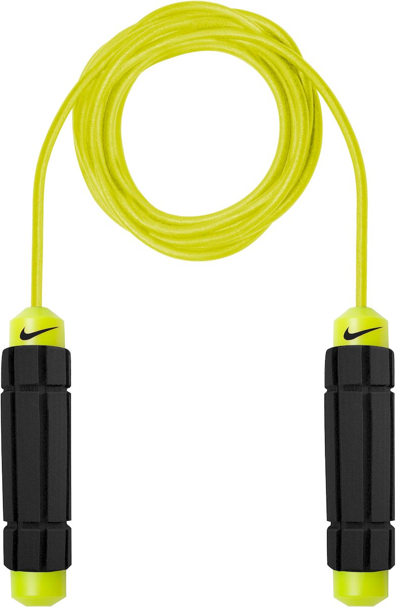 Скакалка Nike Speed Rope 2.0 Ns, цвет: желтый, черныйFABLSEH10002 Скакалка Nike Speed Rope 2.0 Ns, цвет: желтый, черныйFABLSEH10002- Покрытый полиуретаном трос скакалки обеспечивает легкое оборачивание, не прилагая особых усилий.- Мягкие, форменные ручки.- Легко раскручивается, исключая запутывание троса.