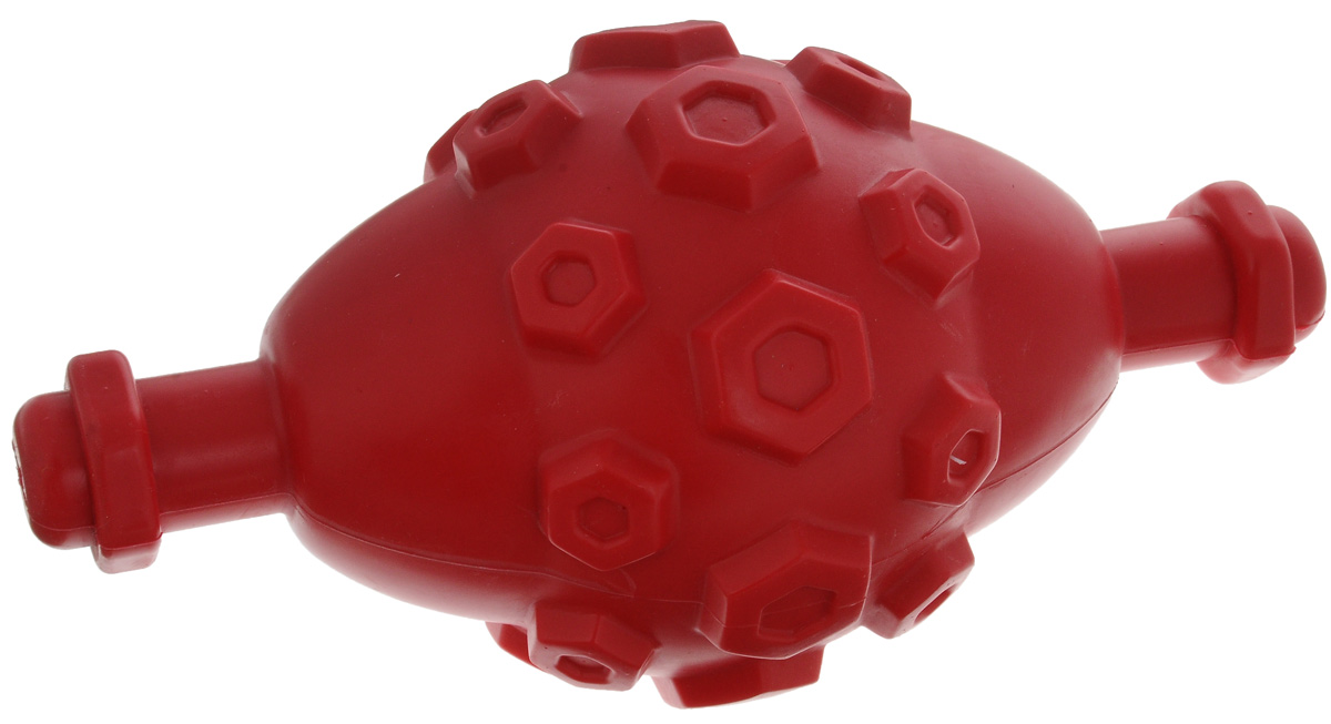 Игрушка для собак Triol Мега-Гантель, с пищалкой, 23 х 11,5 х 11,5 см0120710 Игрушка для собак Triol Мега-Гантель, с пищалкой, 23 х 11,5 х 11,5 см0120710Игрушка Triol Мега-Гантель, выполненная из термопластичной резины, оснащена пищалкой. Изделие станет идеальным решением для четвероногих обладателей крепких зубов и мощных челюстей. Игрушка Triol Мега-Гантель не тонет в воде и отлично подойдет для активной игры.