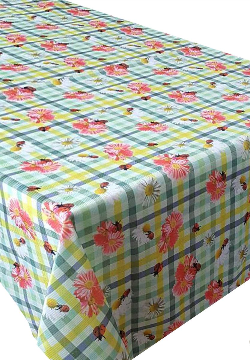 Скатерть Ambesonne Божьи коровки на цветах, прямоугольная, 150 x 220 смVT-1520(SR) Скатерть Ambesonne Божьи коровки на цветах, прямоугольная, 150 x 220 смVT-1520(SR)Великолепная скатерть Ambesonne, выполненная из полиэстера, создаст атмосферу уюта и домашнего тепла в интерьере вашей кухни.В современном мире кухня - это не просто помещение для приготовления и приема пищи. Это особое место, где собирается вся семья и царит душевная атмосфера.