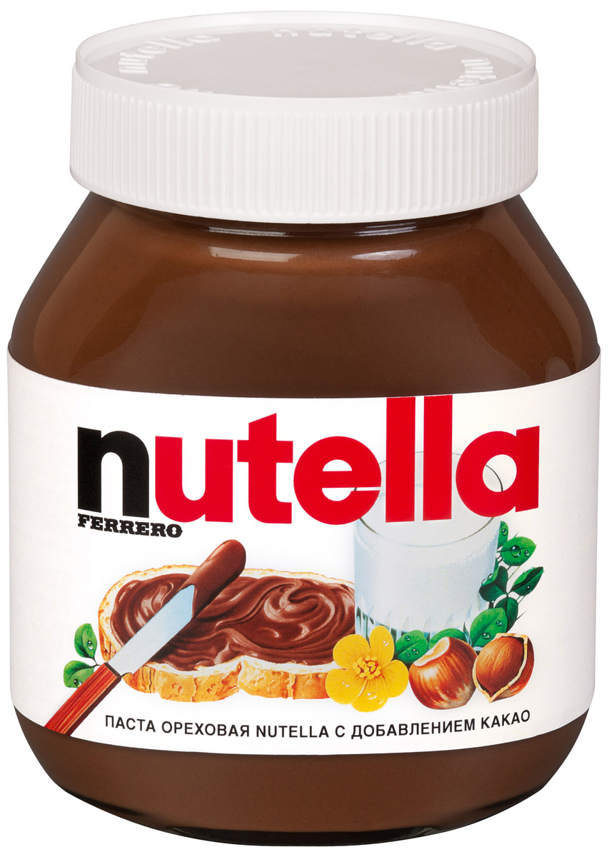 Nutella паста ореховая с добавлением какао, 180 г0120710 Nutella паста ореховая с добавлением какао, 180 г0120710Nutella обладает неповторимым вкусом лесных орехов и какао, а ее нежная кремовая текстура делает вкус еще интенсивнее. Секрет уникального вкуса в особенном рецепте, отборных ингредиентах и тщательном приготовлении. При производстве Nutella не используются консерванты и красители. Сегодня Nutella является одной из самых узнаваемых и любимых марок в мире, продуктом, продажи которого составляют треть годового оборота компании Ferrero. Хороший день начинается с Nutella!