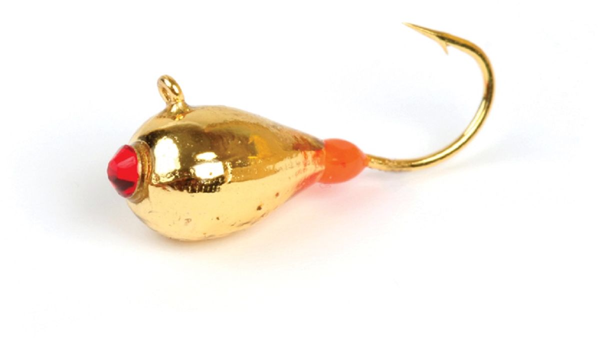 Мормышка вольфрамовая Finnex Капля с ушком Swarovski, 0,95 г, 5 шт. K4- SGO+10959 Мормышка вольфрамовая Finnex Капля с ушком Swarovski, 0,95 г, 5 шт. K4- SGO+10959Мормышка Капля с ушком Swarovski изготовлена из вольфрама и оснащена крючком Hayabusa. Главное достоинство вольфрамовой мормышки - большой вес при малом объеме. Эта особенность дает большие преимущества при ловле, так как позволяет быстро погрузить приманку на требуемую глубину и лучше чувствовать игру мормышки. За счет небольшого лобового сопротивления приманка не только быстро оказывается на нужной глубине, но и предоставляет возможность ведения действительной активной игры.