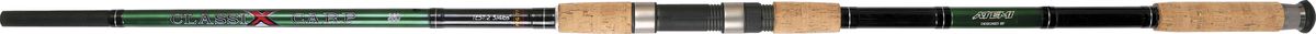 Удилище карповое Atemi Classix Carp, 3,9 м, 2,75 lb205-03390 Удилище карповое Atemi Classix Carp, 3,9 м, 2,75 lb205-03390Строй штекерного удилища Atemi Classix Carp позволяет делать забросы приманки на максимальные расстояния и смягчать рывки рыбы при вываживании. Бланк выполнен из высококачественного стекловолокна. Пробковая ручка обеспечивает надежный и удобный хват.Тест: 2,75 lb.