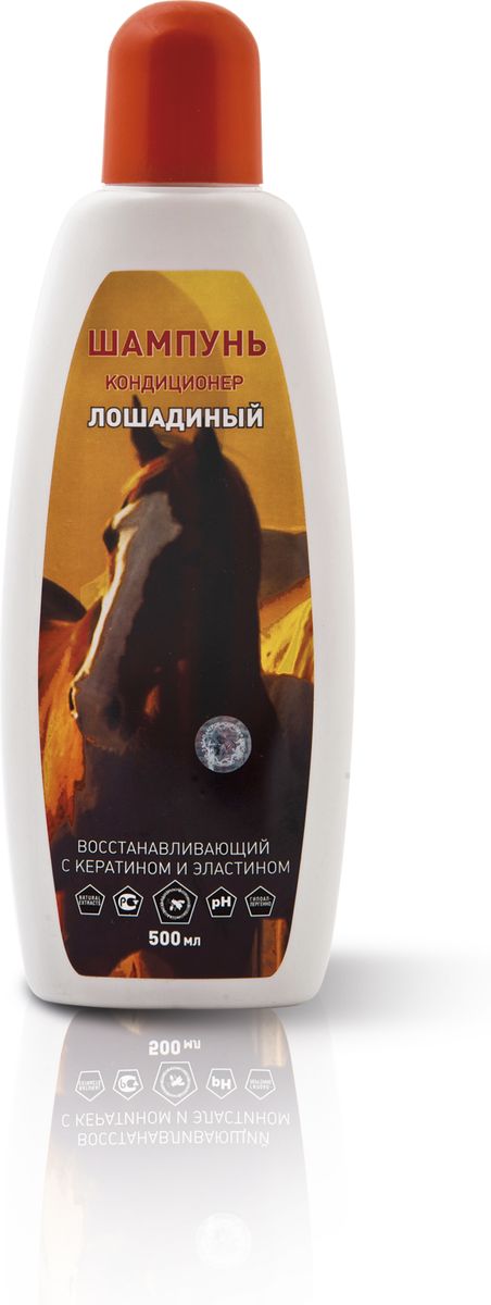Шампунь-кондиционер для лошадей Пчелодар, концентрат 1:10, 500 мл0120710 Шампунь-кондиционер для лошадей Пчелодар, концентрат 1:10, 500 мл0120710Высокоэффективный шампунь-кондиционер лошадиный разработан для комплексного, профессионального ухода за густой гривой лошади и кожей. Входящие в Состав активные компоненты (провитамин В-5, сок Алоэ Вера, сбор трав и аллантоин) обеспечивают гигиену и чистоту шерсти, восстанавливают поврежденную структуру волос, способствуют быстрому заживлению мелких ран и расчесов, глубоко увлажняют, питают и улучшают на молекулярном уровне шерсть лошади, делая ее блестящей, шелковистой, мягкой и красивой. Кератин и эластин глубоко проникают в волосы животного, насыщают и создают защитный слой, который предохраняет от потери влаги. Применение шампуня-кондиционера гарантирует легкое расчесывание шерсти, снимает статический эффект и не требует применения дополнительных средств по уходу.Экономичное расходование. Концентрат.Шампунь-кондиционер лошадиный подходит для частого применения.Состав:вода очищенная, натрия лаурет сульфат, кокамидопропил бетаин, кокамид ДЕА, экстракт прополиса, кокоамфоацетат натрия, поликватерниум-7, глицерет-7-кокоат, кератин, эластин, провитамин В-5, аллантоин, сок Алоэ Вера, динатрий ЭДТА, экстракты трав (зверобой, крапива, ромашка, арника), парфюмерная композиция, лимонная кислота, метилхлороизотиазолинон и метилизотиазолинон.СПОСОБ ПРИМЕНЕНИЯ:Шампунь разбавить в емкости в соотношении 1:10 теплой водой, размешать до образования пены, нанести на предварительно смоченный шерстный покров лошади, избегая попадания в глаза и уши, далее смыть шампунь теплой водой. Шерсть высушить и расчесать. При необходимости процедуру повторяют.УСЛОВИЯ ХРАНЕНИЯ:срок годности при соблюдении условий хранения — 2 года со дня изготовления.ФОРМА ВЫПУСКА:пластиковый флакон объемом 500 мл.