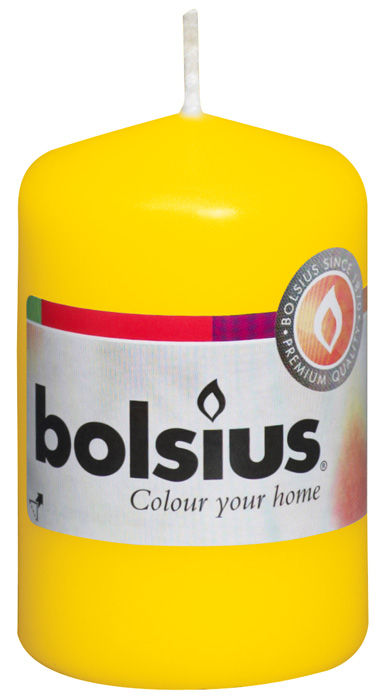 Свеча Bolsius, цвет: желтый, высота 8 см41619 Свеча Bolsius, цвет: желтый, высота 8 см41619Свеча Bolsius выполнена из парафина в классическом стиле. Ее можно поставить в любое место и она станет ярким украшением интерьера. Свеча Bolsius создаст незабываемую атмосферу, будь то торжество, романтический вечер или будничный день.
