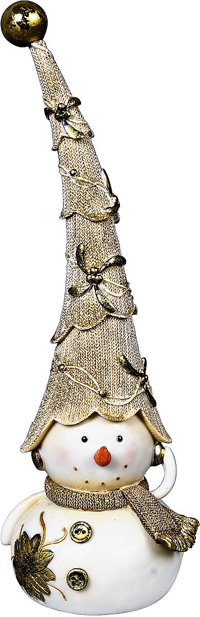 Статуэтка Mister Christmas Снеговик, цвет: белый, золотистый, высота 30 смTHN132N Статуэтка Mister Christmas Снеговик, цвет: белый, золотистый, высота 30 смTHN132NСтатуэтка Mister Christmas Снеговик выполнена из полистоуна в виде забавного снеговика. Она привлекает к себе внимание и буквально умиляет, заставляя улыбнуться.Такой сувенир станет отличным подарком родным или друзьям на Новый год, а также он украсит интерьер вашего дома или офиса.Высота статуэтки: 30 см.
