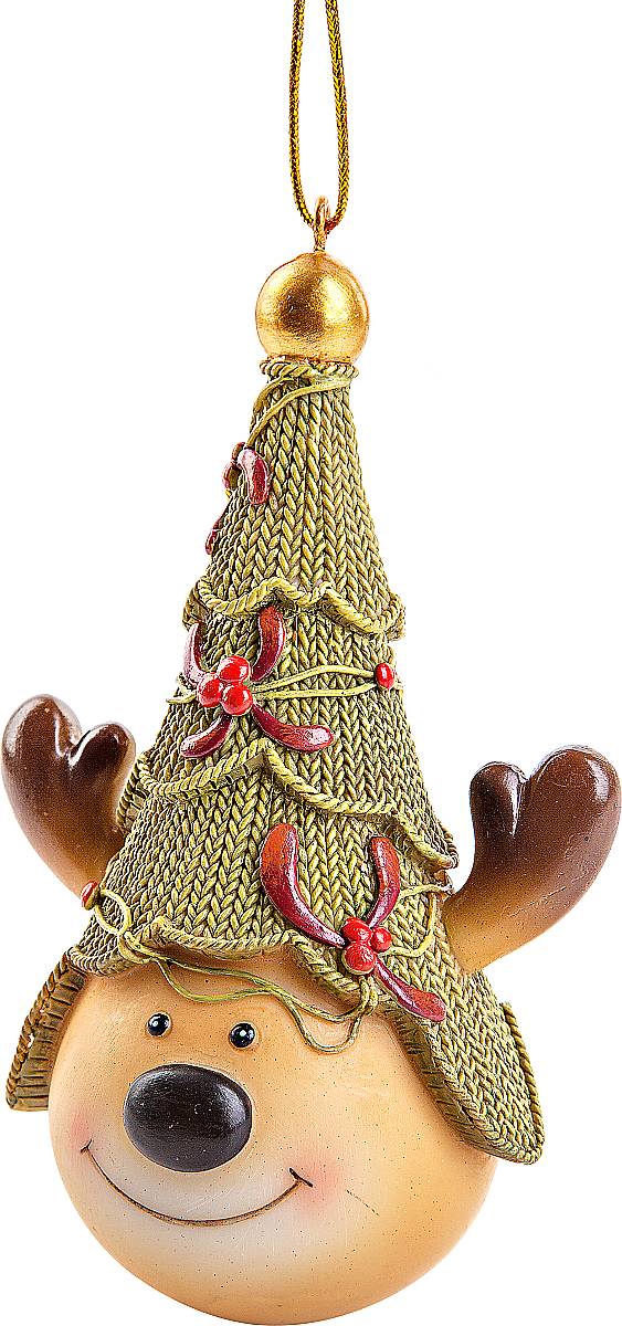 Украшение декоративное подвесное Mister Christmas Олень с елкойRSP-202S Украшение декоративное подвесное Mister Christmas Олень с елкойRSP-202SХарактеристика статуэтки Mister Christmas Олень с елкой:Высота: 12 см.Материал: полистоун.Идея новогодних украшений от Mister Christmas берет свое начало из времен средне- вековой Шотландии, когда появилась традиция праздновать Новый год или Хогмани, как его называют сами шотландцы. В основном люди жили очень бедно и не могли себе позволить дорогие украшения для новогодней елки. И в те далекие времена не было специальных игрушек. Елки украшали предметами, которые люди сами делали вручную. Среди них особую популярность имели вязаные игрушки из шерсти. Большая часть населения занималась овцеводством, поэтому наиболее доступным материалом для простого народа была именно овечья шерсть. Пастухи стригли овец и изготавливали шерстяные нити. Их жены вечерами, когда было свободное время для отдыха, вязали одежду, различные игрушки для детей, а также поделки, которые дарили на разные праздники. Эти украшения представляли из себя сказочных существ: русалок, гномов, духов деревьев, водяных духов и других. Изготовленные вручную поделки люди дарили родным и друзьям на разные праздники. Одним из таких праздников был Новый год. Подаренные украшения вешали на растущую рядом с домом елку. Она стояла весь год нарядная и каждый день напоминала о новогоднем празднике, продлевая минуты радости, тепла и счастья в то нелегкое время.