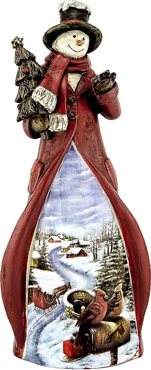Украшение новогоднее декоративное Mister Christmas Снеговик, высота 22 смNLED-454-9W-BK Украшение новогоднее декоративное Mister Christmas Снеговик, высота 22 смNLED-454-9W-BKУкрашение новогоднее декоративное Mister Christmas Снеговик прекрасно подойдет для праздничного декора вашего дома. Изделие выполнено из полистоуна. Новогодние украшения несут в себе волшебство и красоту праздника. Они помогут вам украсить дом к предстоящим праздникам и оживить интерьер. Создайте в доме атмосферу тепла, веселья и радости, украшая его всей семьей.Кроме того, такая игрушка станет приятным подарком, который надолго сохранит память этого волшебного времени года.
