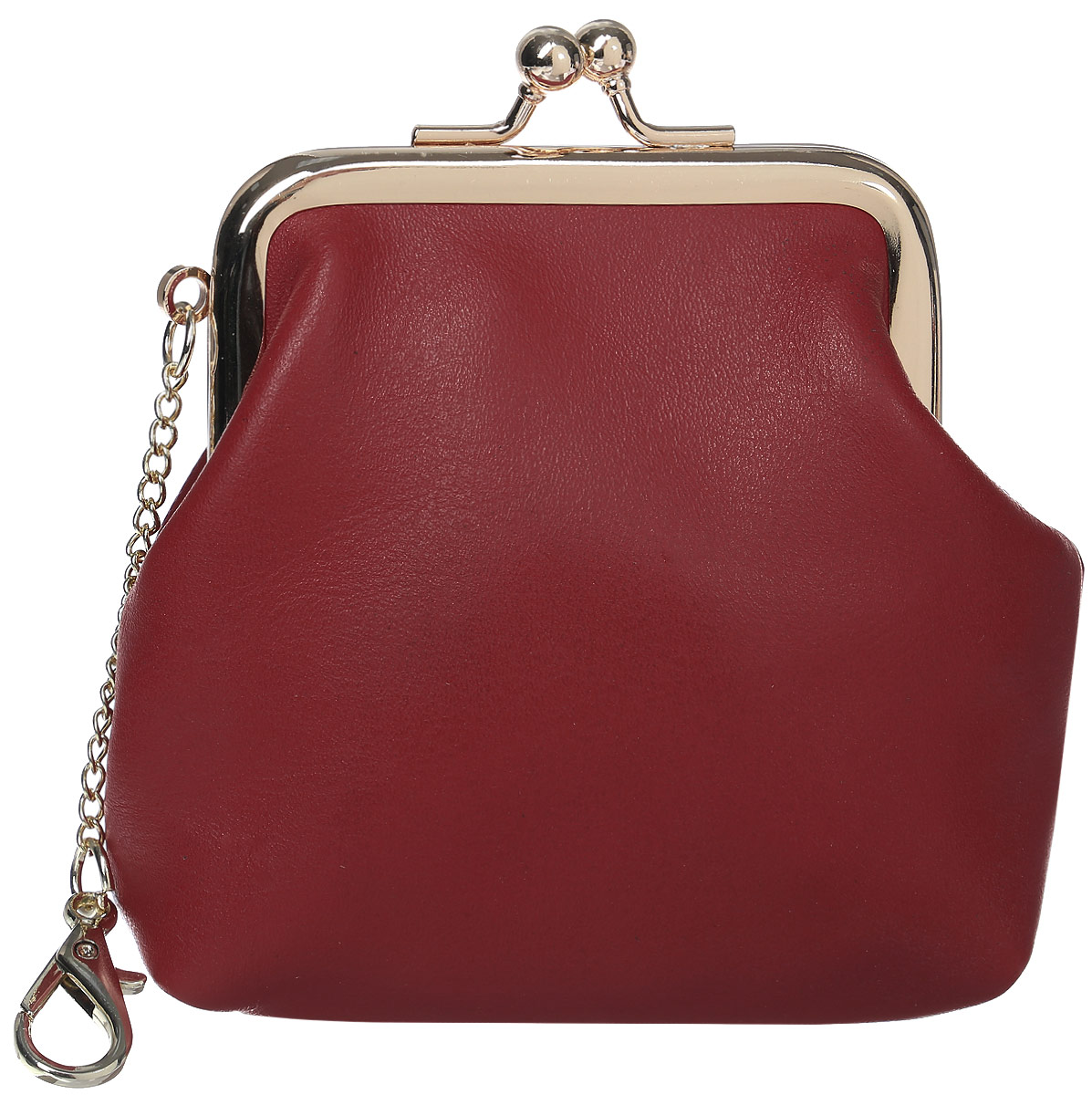 Монетница женская Cheribags, цвет: красный. M-16INT-06501 Монетница женская Cheribags, цвет: красный. M-16INT-06501Монетница Cheribags выполнена из натуральной текстурной кожи. Внутри расположено отделение для монет. Изделие закрывается на надежный рамочный замок. Монетница оснащена цепочкой с замком-карабином для фиксации ключей.