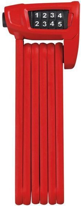 Велозамок Abus Bordo Combo Lite 6150/85, цвет: красный073564_ABUS Велозамок Abus Bordo Combo Lite 6150/85, цвет: красный073564_ABUSВелозамок с хорошей степенью защиты. Стержни толщиной 5 мм со стальной сердцевиной покрыты пластиковой оболочкой для предотвращения повреждения краски на раме. Пластиковый чехол замка. Конструкция соединений позволяет компактно складывать замок. Стержни и корпус замка изготовлены из лёгких материалов и содержащего железо алюминиевого сплава и соединены специальными заклёпками. Кодовый замок с изменяемым кодом и цифрами повышенной износостойкости.