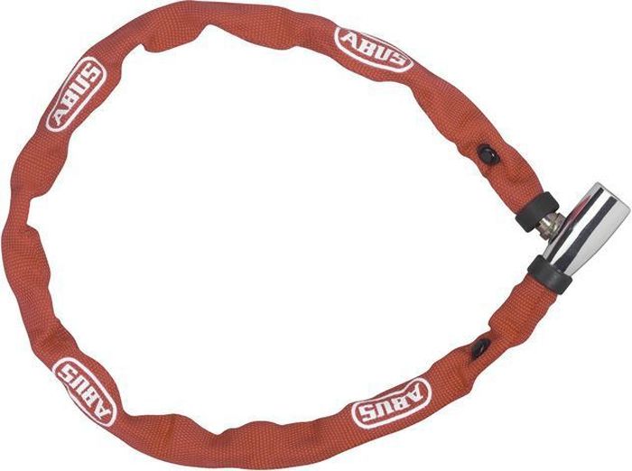 Велозамок Abus 1500/60 Web, с ключами, цвет: оранжевый569203_ABUS Велозамок Abus 1500/60 Web, с ключами, цвет: оранжевый569203_ABUSЛегкая цепочка Abus 1500/60 Web для использования с недорогими велосипедами или для дополнительного замыкания аксессуаров (например, сиденья или переднего колеса). Цепь изготовлена из специальной стали толщиной 4 мм и покрыта чехлом из ткани для защиты лакокрасочного покрытия велосипеда. Замок автоматически закрывается (без ключа), что упрощает пользование цепью. Для транспортировки на велосипеде можно использовать сумки ST2200 или ST2250 или просто обматывать цепочку вокруг трубы сиденья. Вес: 140 г. Длина: 60 см. Толщина: 4 мм. Тип - английский двусторонний.Закрывается без ключа.