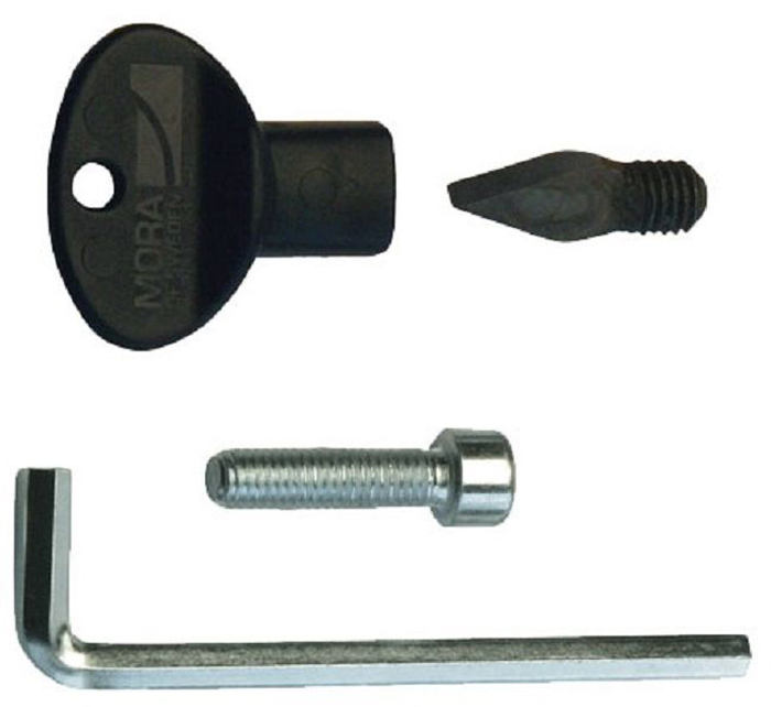 Комплект для шнеков Mora NOVA POWER DRILL KIT47978 Комплект для шнеков Mora NOVA POWER DRILL KIT47978Комплект для шнеков Mora состоит из 4-х предметов. Шесигранный ключ, болт. нож и ключ для ножа.