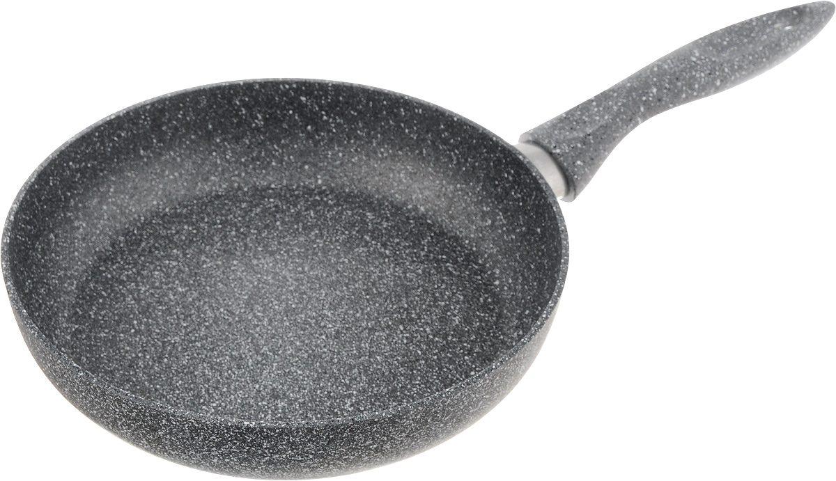 Сковорода Scovo Stone Pan, с мраморным покрытием. Диаметр 24 см12723 Сковорода Scovo Stone Pan, с мраморным покрытием. Диаметр 24 см12723Сковорода Scovo Stone Pan изготовлена из алюминия и имеет мраморное покрытие Quantum2. Такое покрытие не содержит PFOA и абсолютно безопасно для здоровья. Благодаря Quantum2 сковорода прослужит вам долгое время.С помощью сковороды Scovo Stone Pan вы сможете приготовить множество любимых блюд. Толщина дна и высота бортов сковороды оптимальны для разных способов приготовления, она прекрасно подойдет как для жарки, так и для тушения, сохраняя при этом натуральный вкус приготовленного продукта.Сковорода имеет удобную ручку, изготовленную из ненагревающегося материала.Подходит для газовых, электрических и стеклокерамических плит. Диаметр сковороды (по верхнему краю): 24 см.Высота стенки сковороды: 5 см.Длина ручки сковороды: 19 см.