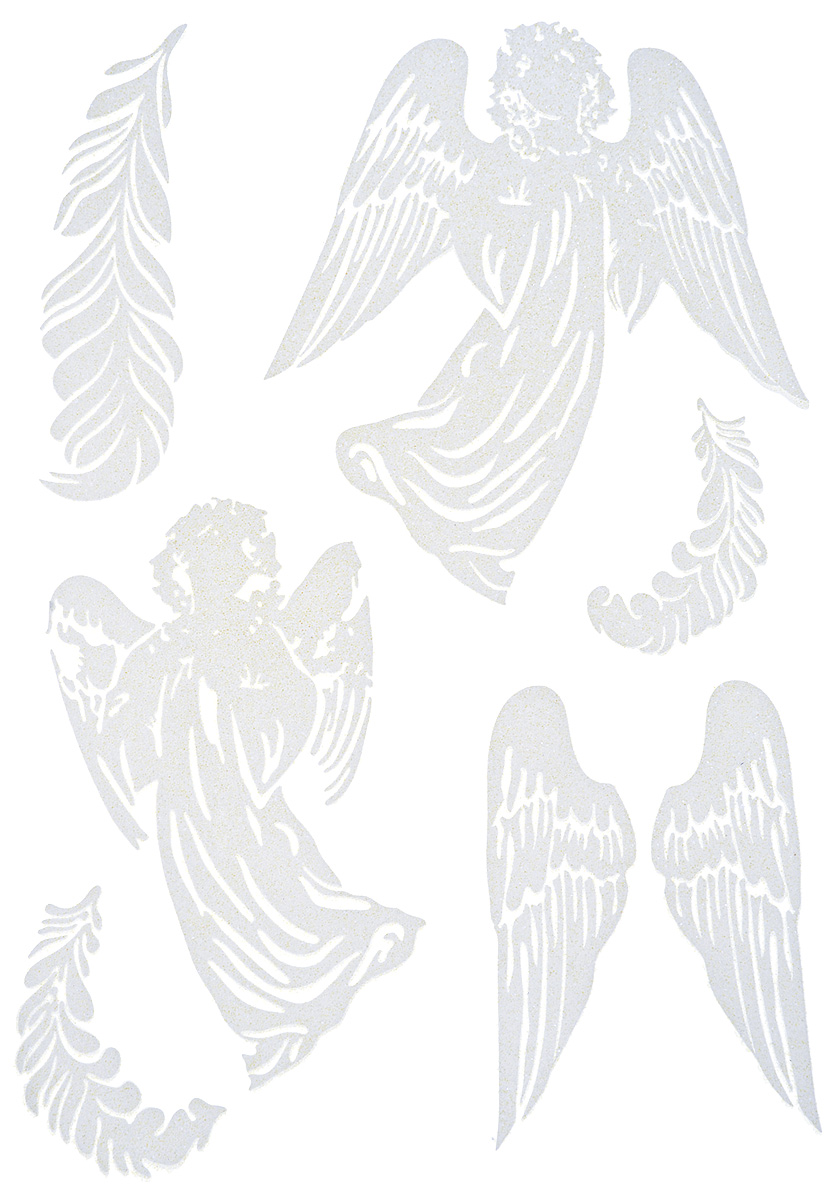 Украшение новогоднее оконное Winter Wings Ангелочки, 6 штN09256_красная шапка Украшение новогоднее оконное Winter Wings Ангелочки, 6 штN09256_красная шапкаНовогоднее оконное украшение Winter Wings Ангелочки поможет украсить дом к предстоящим праздникам. Наклейки изготовлены из самоклеющегося поливинилхлорида. С помощью этих украшений вы сможете оживить интерьер по своему вкусу: наклеить их на окно, на зеркало, стены и мебель. Новогодние украшения всегда несут в себе волшебство и красоту праздника. Создайте в своем доме атмосферутепла, веселья и радости, украшая его всей семьей.Размер листа: 29,5 х 40 см.Количество наклеек на листе: 6 шт.Размер самой большой наклейки: 19 х 20,5 см.Размер самой маленькой наклейки: 7,5 х 10 см.