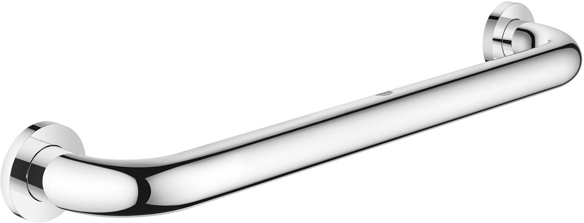 Ручка для ванной Grohe Essentials, длина 30 см531-105 Ручка для ванной Grohe Essentials, длина 30 см531-105Ручка для ванной Grohe Essentials, выполненная из латуни, -это безопасное решение для вас и вашей семьи. Ручка изготовлена с нанесением износостойкого покрытия Grohe StarLight®, устойчивого к царапинам и загрязнению. Покрытие, выполненное по специальным технологиям, придает изделию сияющий вид. Ручка крепится к двери при помощи шурупов, входящих в комплект.