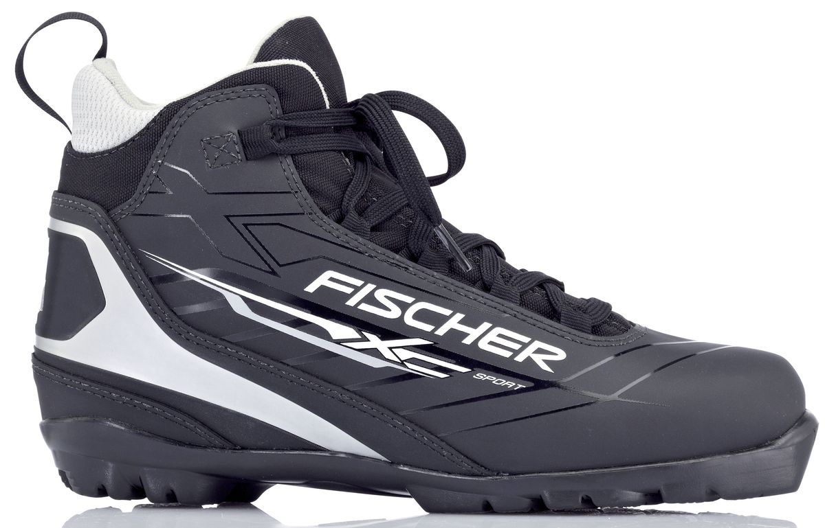 Ботинки лыжные мужские Fischer XC Sport Black, цвет: черный, белый. S23513. Размер 45Karjala Comfort NNN Ботинки лыжные мужские Fischer XC Sport Black, цвет: черный, белый. S23513. Размер 45Karjala Comfort NNNБотинки лыжные Fischer XC Sport Black – это отличный вариант для прогулок на лыжах. Комфортная модель с подошвой средней жесткости, практичной шнуровкой и удобной колодкой. Ботинок легко надевается благодаря широкому раскрытию.ТЕХНОЛОГИИ: INTERNAL MOLDED HEEL CAPВнутренняя пластиковая вставка анатомической формы в пяточной части очень легкая и термоформируемая.EASY ENTRY LOOPSШирокое раскрытие ботинка и практичная петля на пятке облегчают надевание/ снимание ботинок.CLEANSPORT NXTСпециальная пропитка подкладки и стелек ботинок. Система из полезных микробов, которые устраняют неприятный запах.T3Полиуретановая подошва с хорошей гибкостью, устойчивая к износу при ходьбе. SPORT FIT CONCEPTДля каждой целевой группы разработан свой тип колодки, который обеспечивает наилучший комфорт при катании и максимальную передачу энергии.