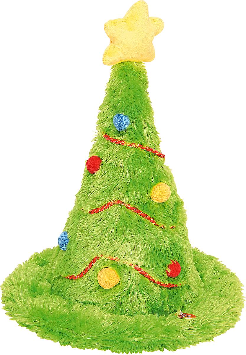 Игрушка новогодняя Mister Christmas Елка, электромеханическая, высота 42 см1.645-504.0 Игрушка новогодняя Mister Christmas Елка, электромеханическая, высота 42 см1.645-504.0Новогодняя электромеханическая игрушка Mister Christmas Елка послужит оригинальным подарком в преддверии Нового года.Игрушка-шапка, выполненная из искусственного меха, внешне очень напоминает новогоднюю елку: приятный зеленый цвет, новогодние гирлянды, разноцветные шарики и желтая звезда на макушке создают всем знакомый образ. С легкого нажатия на кнопку волшебная игрушка начинает исполнять зажигательный рок-н-ролл и махать макушкой в такт звучащей музыке. Такое блистательное выступление не оставит вокруг себя равнодушных. Изделие работает от батареек (входят в комплект).Собираясь на празднование Нового года, прихватите с собой новогоднюю музыкальную игрушку Mister Christmas Елка, ведь это подарок, который говорит сам за себя!Высота игрушки: 42 см.Диаметр игрушка: 30 см.
