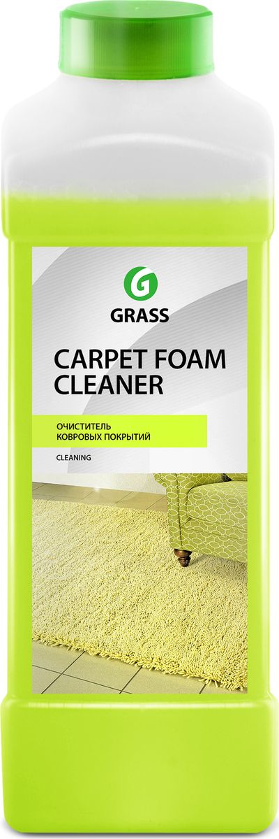 Универсальное чистящее средство Grass Carpet Foam Cleaner, 1000 мл391602 Универсальное чистящее средство Grass Carpet Foam Cleaner, 1000 мл391602Универсальный моющий состав с высоким пенообразованием для очистки ковровых покрытий от любых загрязнений. Подходит для чистки ткани, велюра, искусственной кожи, пластика и стекол. Концентрат разводится из расчета 50-150 г. на 1 л воды.