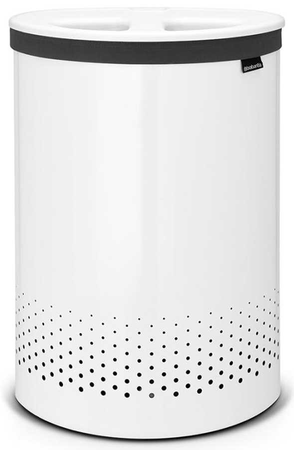 Бак для белья Brabantia, цвет: белый, 55 л. 105005531-105 Бак для белья Brabantia, цвет: белый, 55 л. 105005531-105Возможность сбора белья с одновременной сортировкой. Прочный стильный и практичный двухсекционный бак для белья превратит домашние хлопоты в удовольствие. Бак имеет крышку с двумя загрузочными отверстиями и съемный двухсекционный мешок из хлопковой легко стирающейся ткани с удобной застежкой на липучке. Два бака в одном – удобно, оригинально и компактно! - Белье загружается в бак с одновременной сортировкой.- Удобно закладывать и доставать белье – благодаря оригинальной конструкции крышку можно подвесить на верхнем ободе бака.- Всегда опрятный внешний вид – содержимое не видно из-под крышки.- Небольшие вещи можно закладывать, не открывая крышку, через загрузочное отверстие Quick-Drop.- Белье легко переносится к стиральной машине в съемном двухсекционном мешке из хлопковой легко стирающейся ткани.- Экономия места - устанавливается вплотную к стене или шкафу.- Удобно закладывать и доставать мешок для белья с креплением на липучке.- 10-летняя гарантия Brabantia.