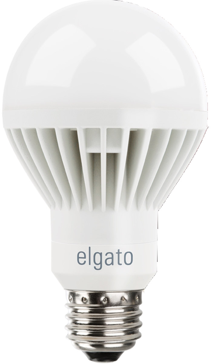 Elgato Avea Bulb умная лампаC0044702 Elgato Avea Bulb умная лампаC0044702Умная лампочка Elgato Avea Bulb умеет подключаться к устройствам на базе iOS через Bluetooth, давая пользователю возможность управлять освещением в комнате (можно выбирать различную температуру свечения лампочки — доступно семь динамических сцен и цветов).С помощью одного устройства (iPhone 4S и выше, iPod Touch 5 и выше или iPad 3 и выше) пользователь может управлять массивом таких лампочек по всему дому, а также задавать различные настройки освещения. Также есть функция будильника, когда 7-Вт LED-лампочка включается на максимум света (430 люмен — эквивалентно 40 Вт лампочке накаливания).