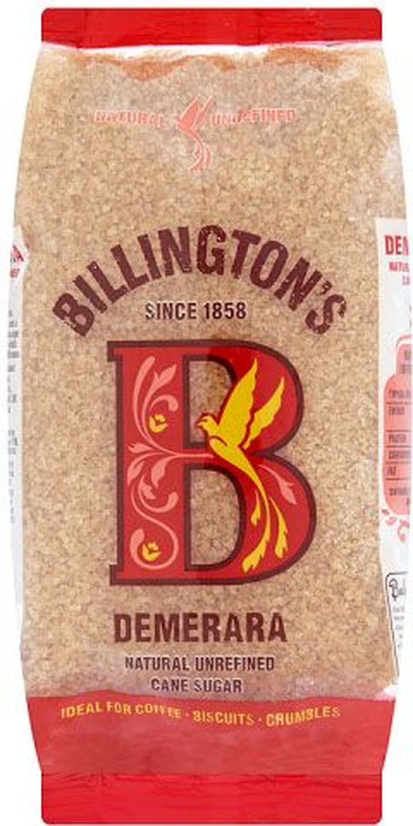Billingtons Demerara сахар нерафинированный, 500 г0120710 Billingtons Demerara сахар нерафинированный, 500 г0120710Высококачественный сахар Billington’s производят из элитных сортов тростника, который подвергается минимальной технической обработке (не пропускают через костяные фильтры), что позволяет сохранить природные минералы, придающие продукту характерный вкус и запах. Нерафинированный коричневый тростниковый сахар содержит в своем составе кальций, железо, магний, фосфор, калий и даже протеины, которые полностью отсутствуют в обычном сахаре.